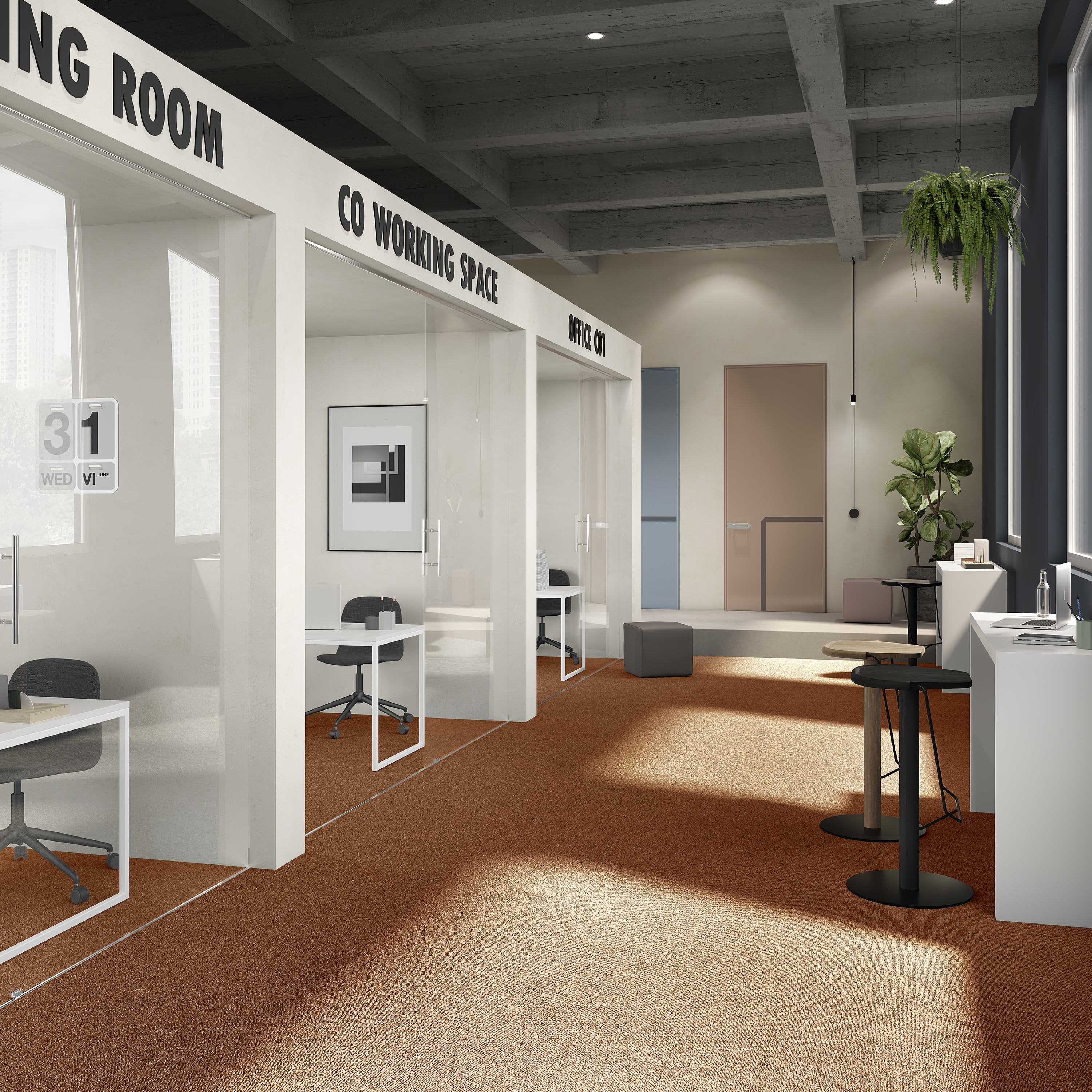 Ковровая плитка Medusa Tile 84 (500*500*5 мм) — купить в Йошкар-Оле