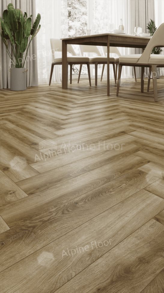 Ламинат "Alpine Floor" Herringbone 12 PRO Дуб Марсель (606*101*12 мм) — купить в Йошкар-Оле