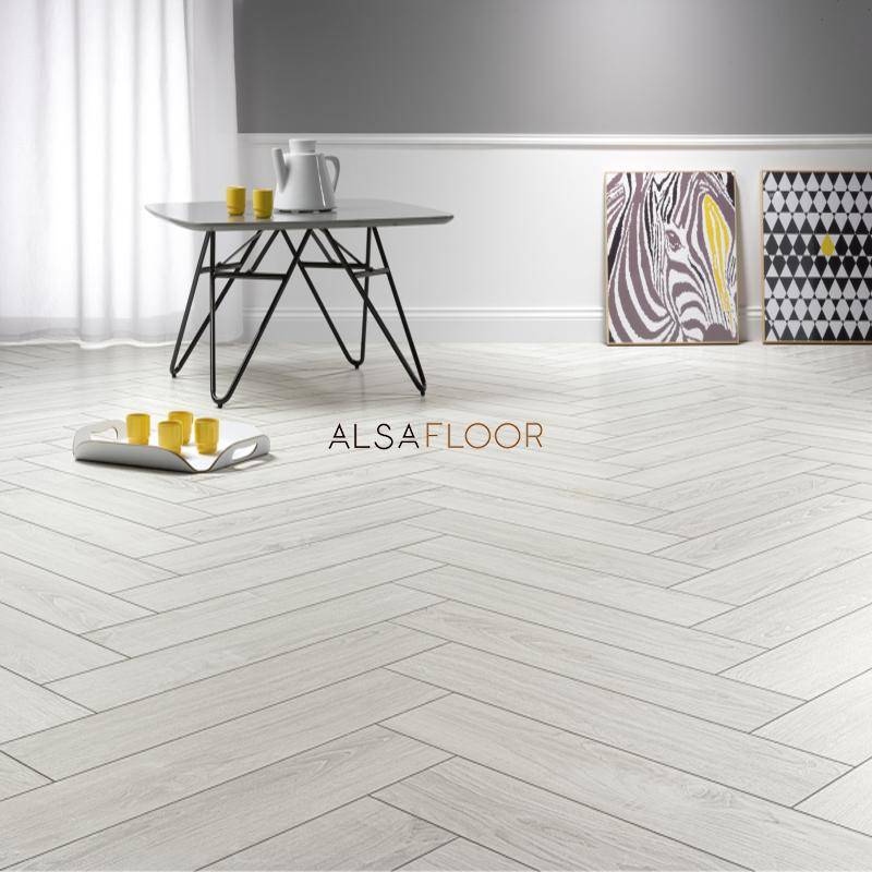 Ламинат "Alsafloor" Herringbone Дуб Полярный (640*143*12 мм) — купить в Йошкар-Оле