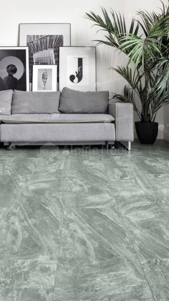 Виниловая плитка "Alpine Floor" Light Stone Хэмпшир (608*303*2,5 мм) — купить в Йошкар-Оле