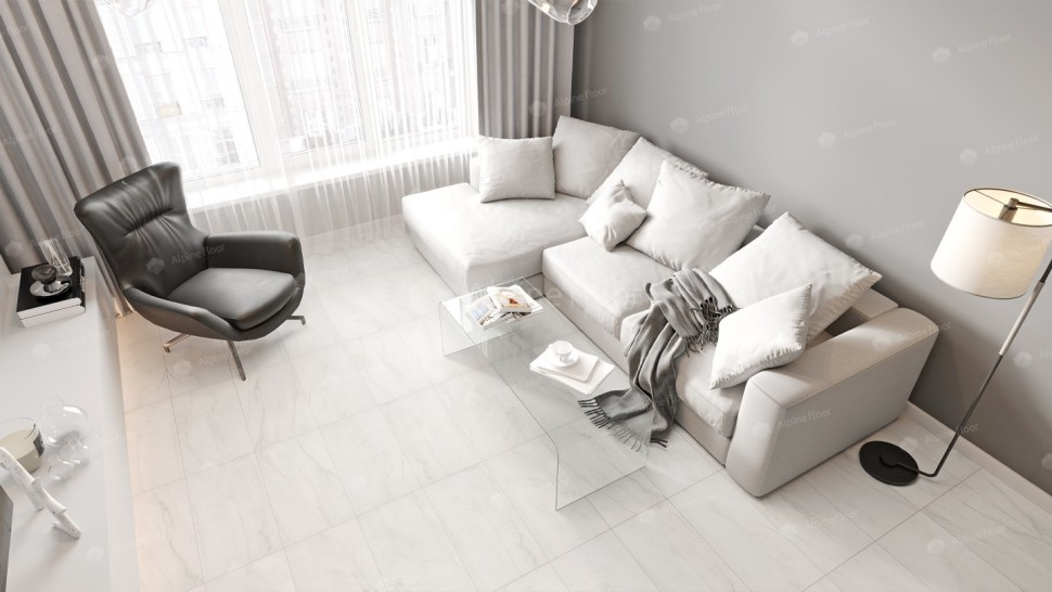 Виниловая плитка "Alpine Floor" Light Stone Брайс (608*303*2,5 мм) — купить в Йошкар-Оле