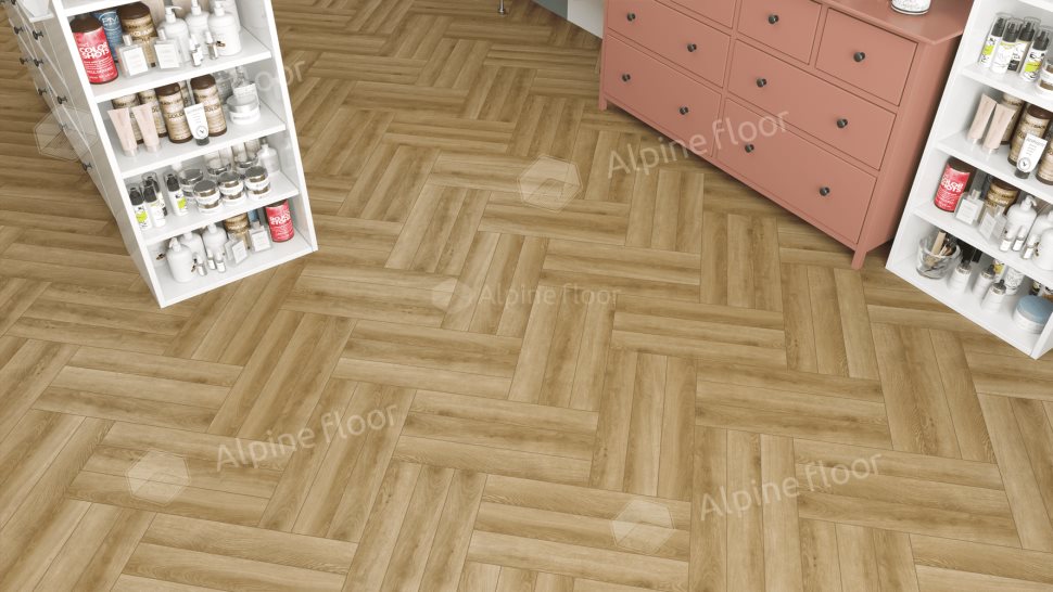 Ламинат "Alpine Floor" Herringbone 12 PRO Дуб Эльзас (606*101*12 мм) — купить в Йошкар-Оле