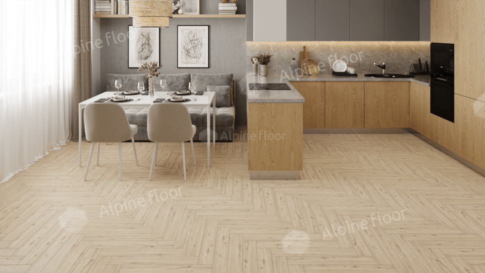 Ламинат "Alpine Floor" Herringbone 12 PRO Дуб Лион (606*101*12 мм) — купить в Йошкар-Оле