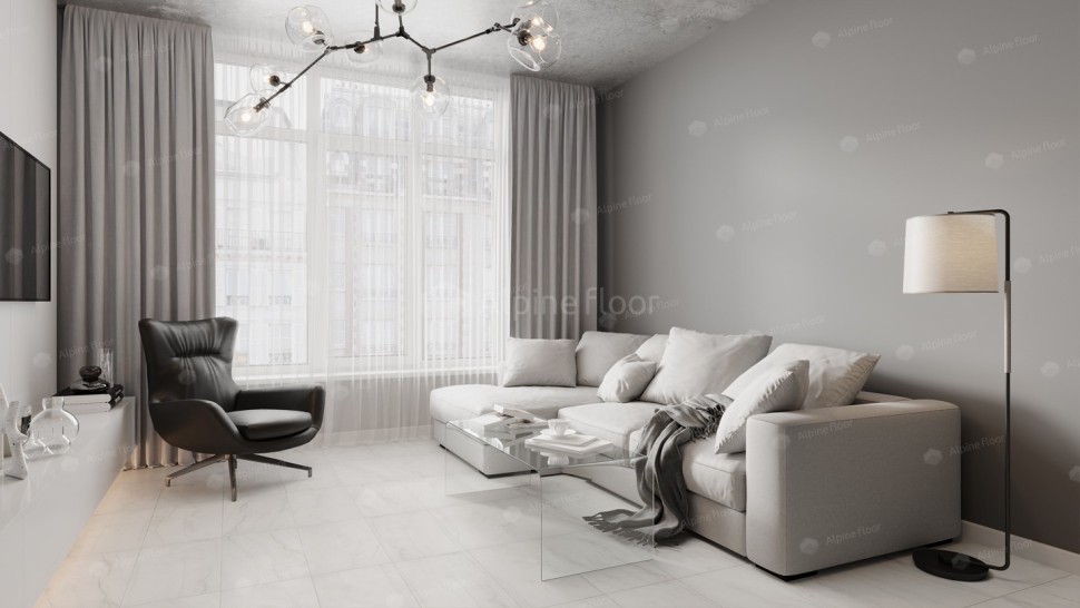 Виниловая плитка "Alpine Floor" Light Stone Брайс (608*303*2,5 мм) — купить в Йошкар-Оле