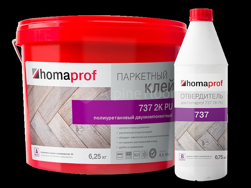 Клей HOMAPROF 737 2K PU - 6,25 кг