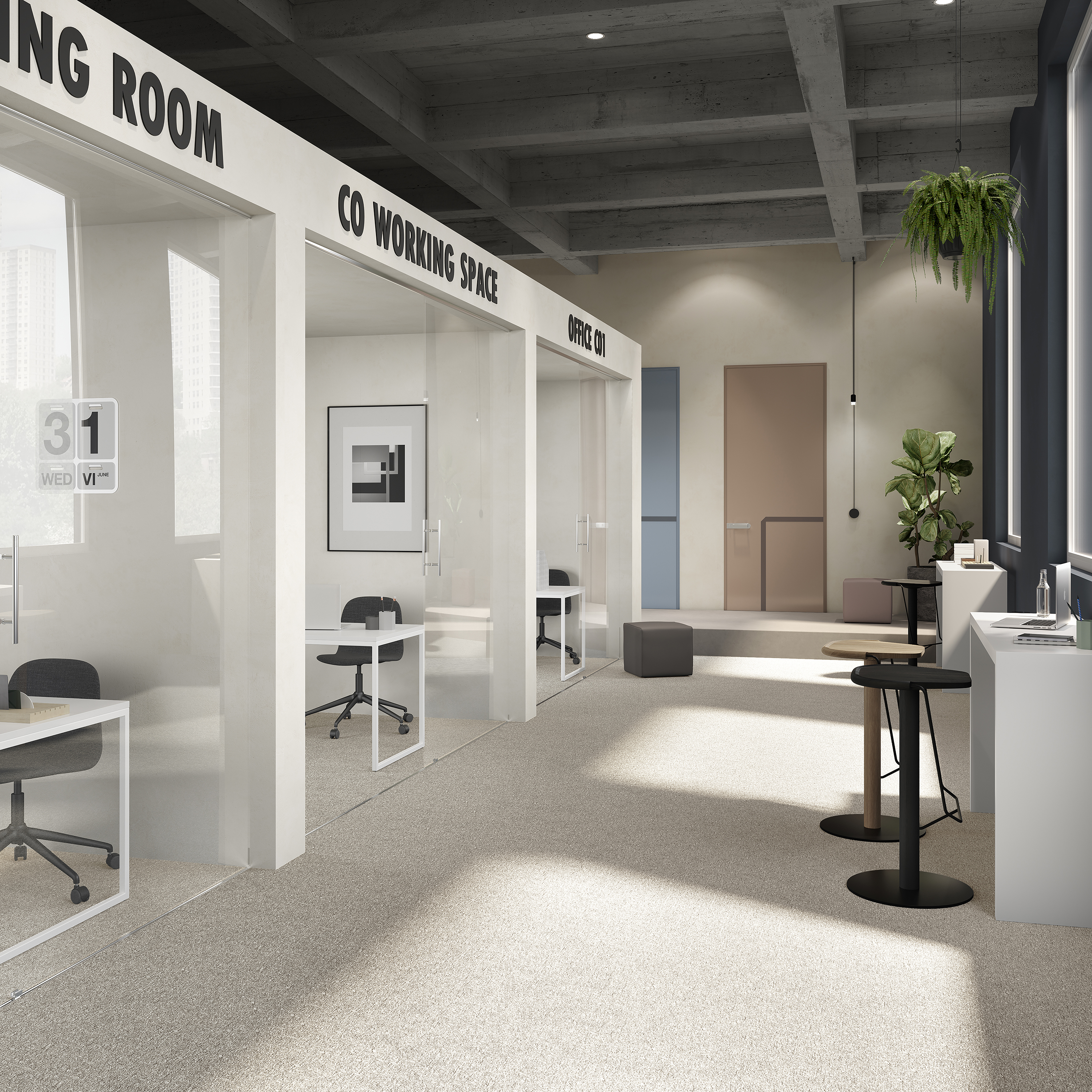 Ковровая плитка Medusa Tile 33 (500*500*5 мм) — купить в Йошкар-Оле