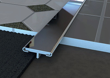 Профиль Т-образный с алюминиевой вставкой. TA 15 EP 250 глянцевый